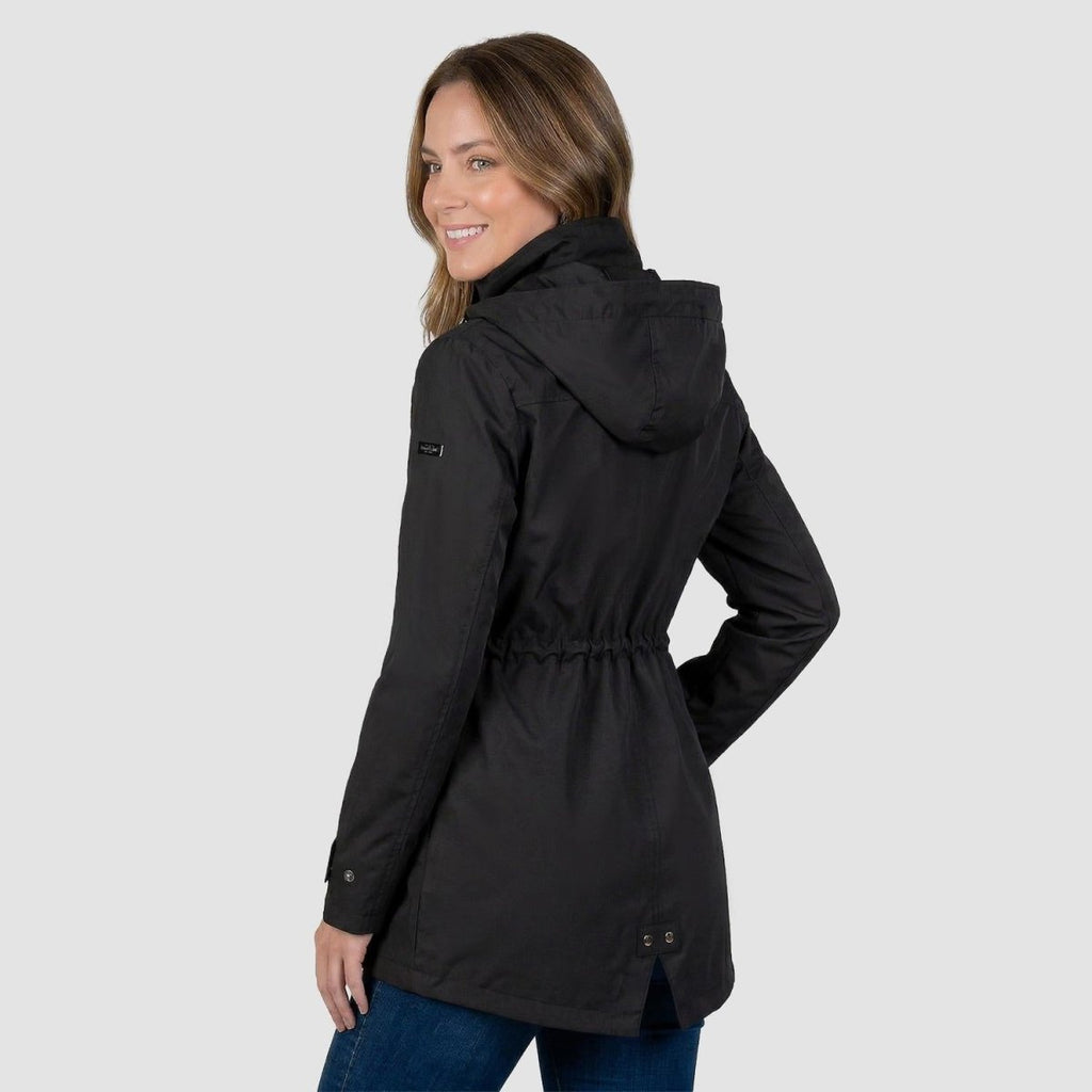 Gabardina softshell con bolsillos — Black