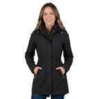 Gabardina softshell con bolsillos — Black