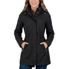 Gabardina softshell con bolsillos — Black