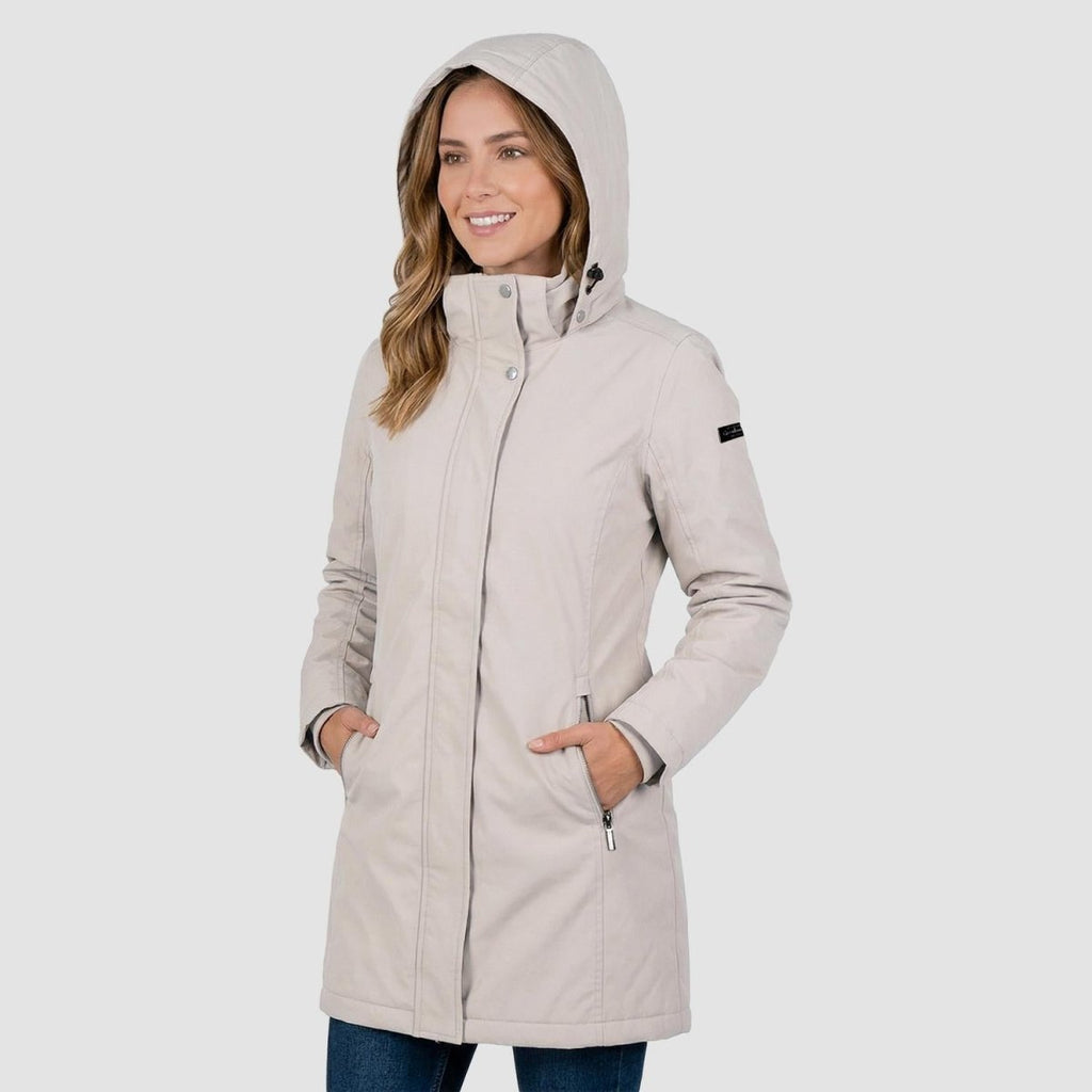 Gabardina softshell con bolsillos — Sand