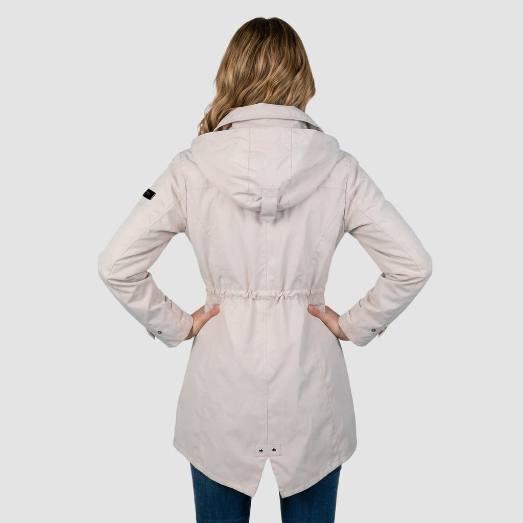 Gabardina softshell con bolsillos — Sand