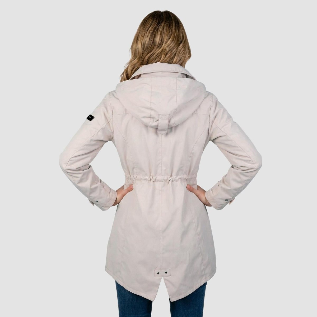 Gabardina softshell con bolsillos — Sand