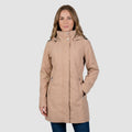 Gabardina softshell con bolsillos — Taupe