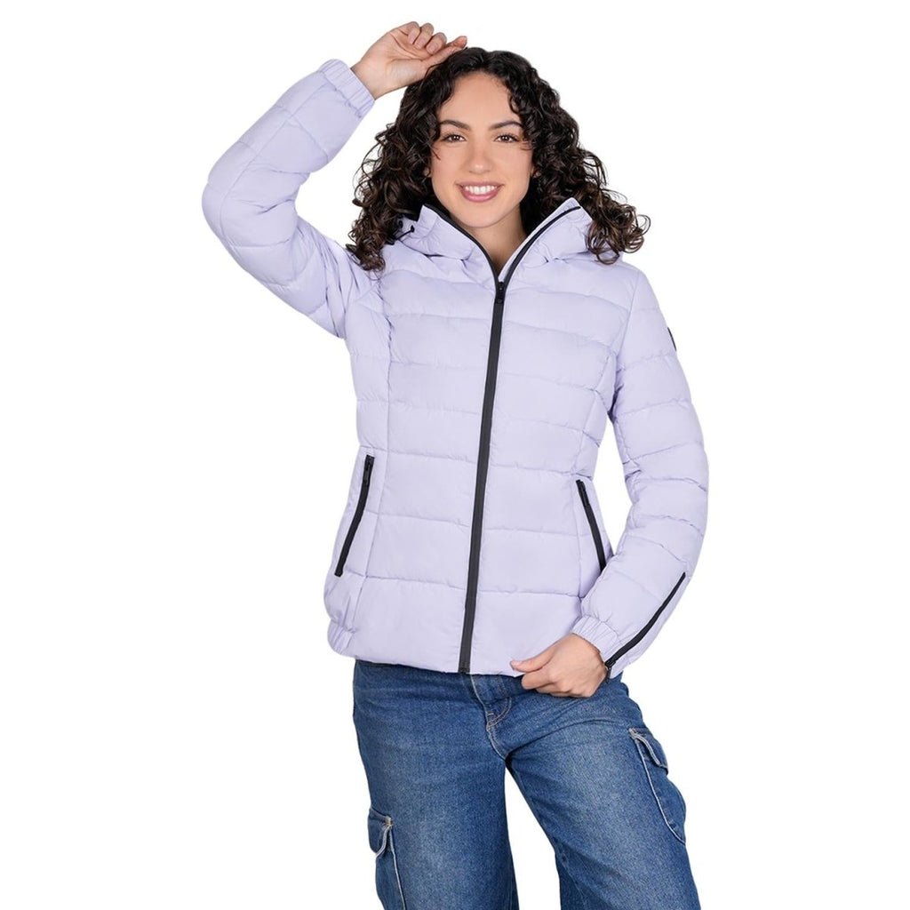 Chamarra capitonada stretch — Lilac