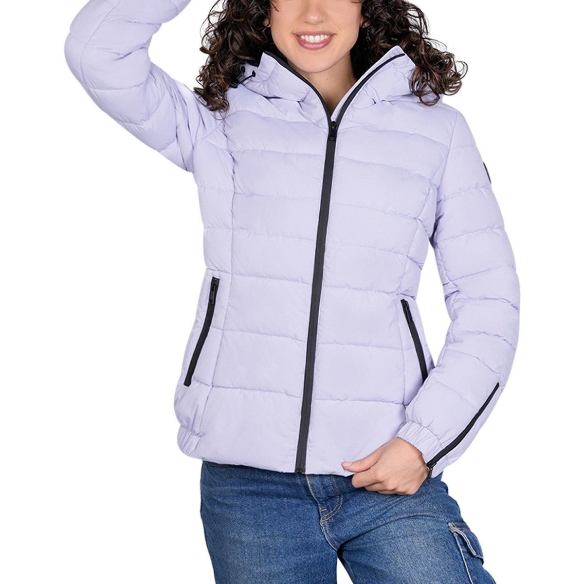 Chamarra capitonada stretch — Lilac