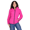 Chamarra capitonada stretch — Magenta